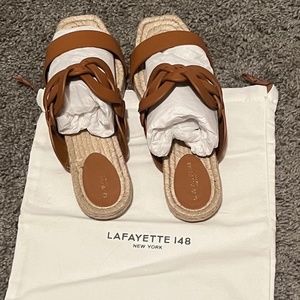 Lafayette 148 New York "Ondine" Espadrille Sandals ***BRAND NEW***